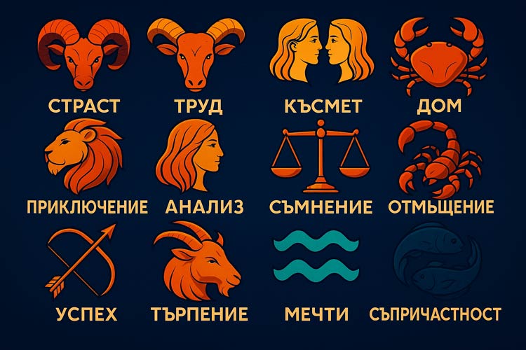 зодиите в три поговорки