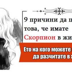 9 причини да цените това, че имате Скорпион в живота си