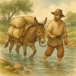 Днес ти е трудно, но утре ще се радваш, че не си избрал лесния път. Притча за магарето и солта